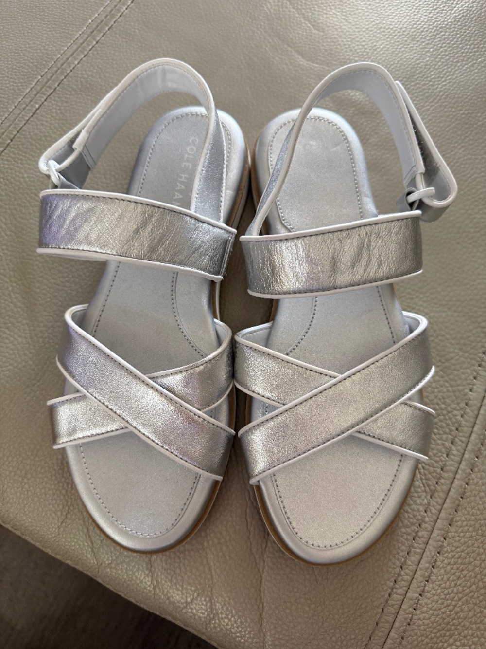 Cole Haan Mirabelle Silver Sandal
